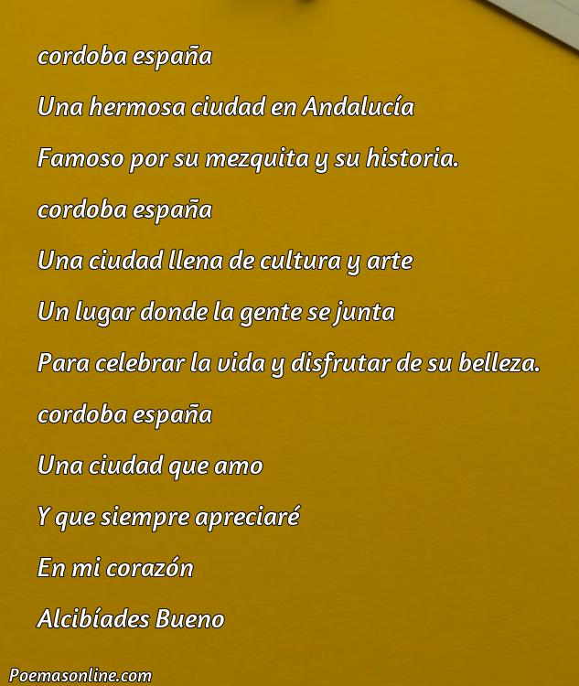 Lindo Poema sobre Córdoba España, 5 Mejores Poemas sobre Córdoba España