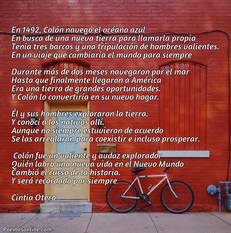 Mejor Poema sobre Cristóbal Colon, Cinco Mejores Poemas sobre Cristóbal Colon