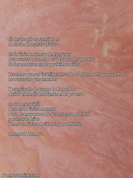 Corto Poema sobre Desarrollo Sustentable, 5 Poemas sobre Desarrollo Sustentable