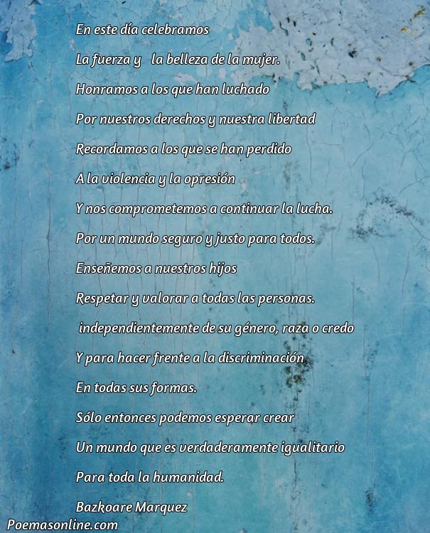 Hermoso Poema sobre Día de la Mujer para Niños, Cinco Poemas sobre Día de la Mujer para Niños