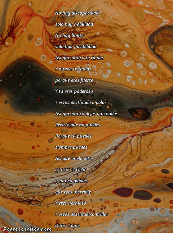 Hermoso Poema sobre Discapacidad, Poemas sobre Discapacidad