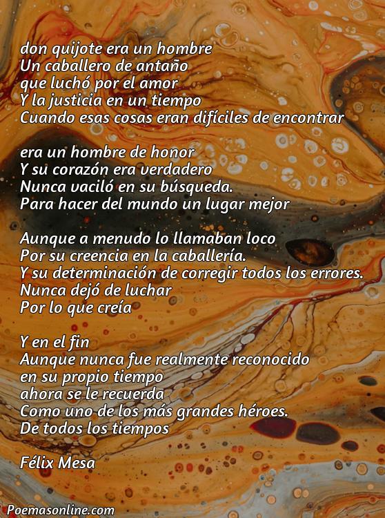 Mejor Poema sobre Don Quijote, Cinco Poemas sobre Don Quijote