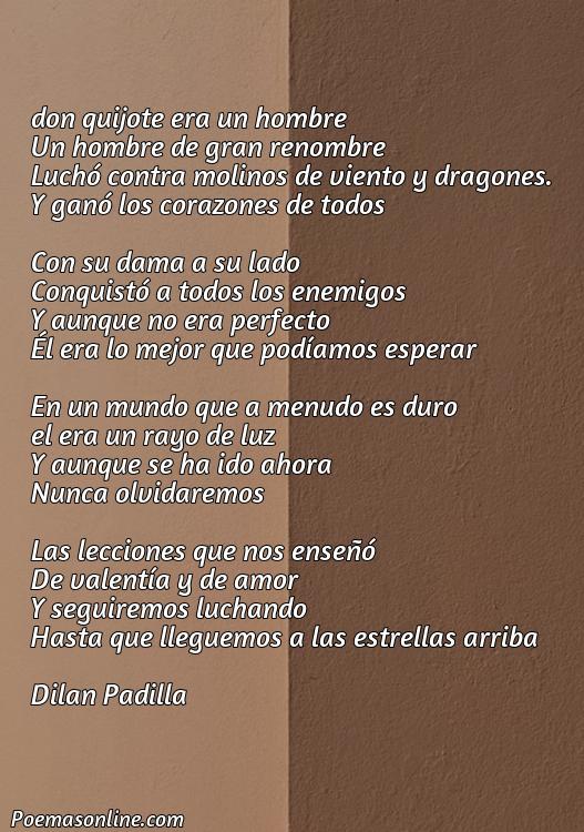 Lindo Poema sobre Don Quijote, Cinco Mejores Poemas sobre Don Quijote