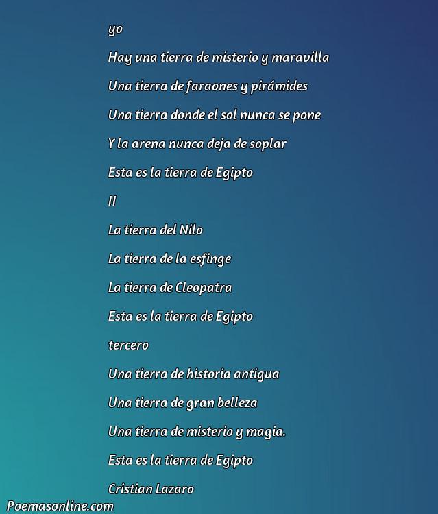 Lindo Poema sobre Egipto, Poemas sobre Egipto