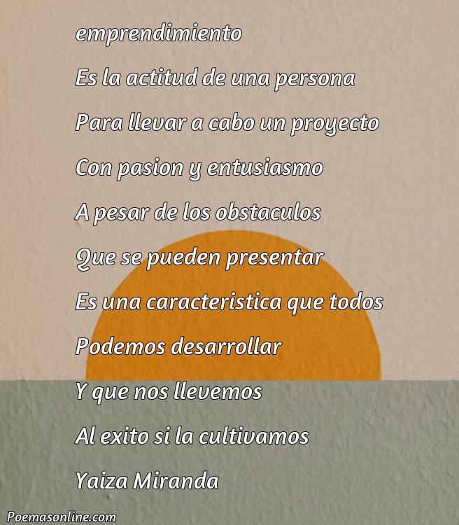 Mejor Poema sobre Emprendimiento, Poemas sobre Emprendimiento