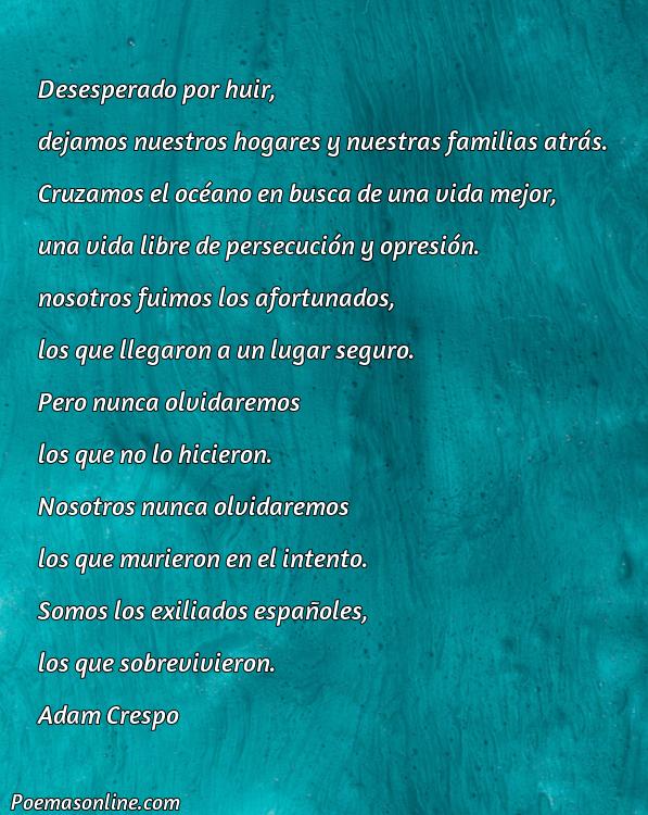 Mejor Poema sobre Exilio Español, Poemas sobre Exilio Español