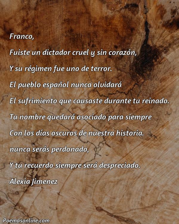 Inspirador Poema sobre Franco, Cinco Poemas sobre Franco