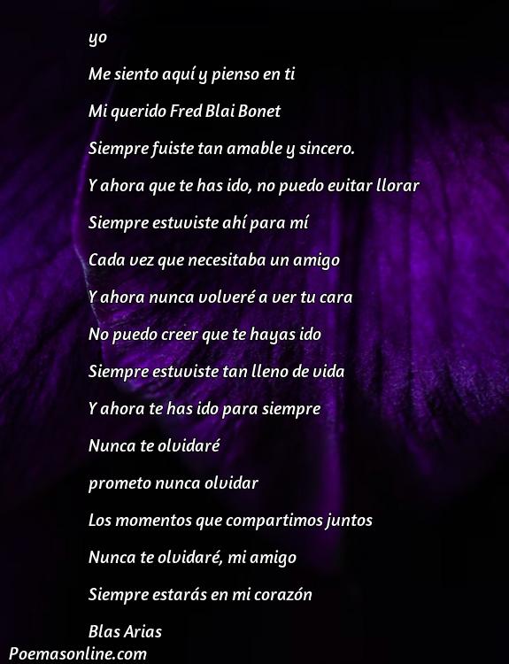 Lindo Poema sobre Fred Blai Bonet, Poemas sobre Fred Blai Bonet