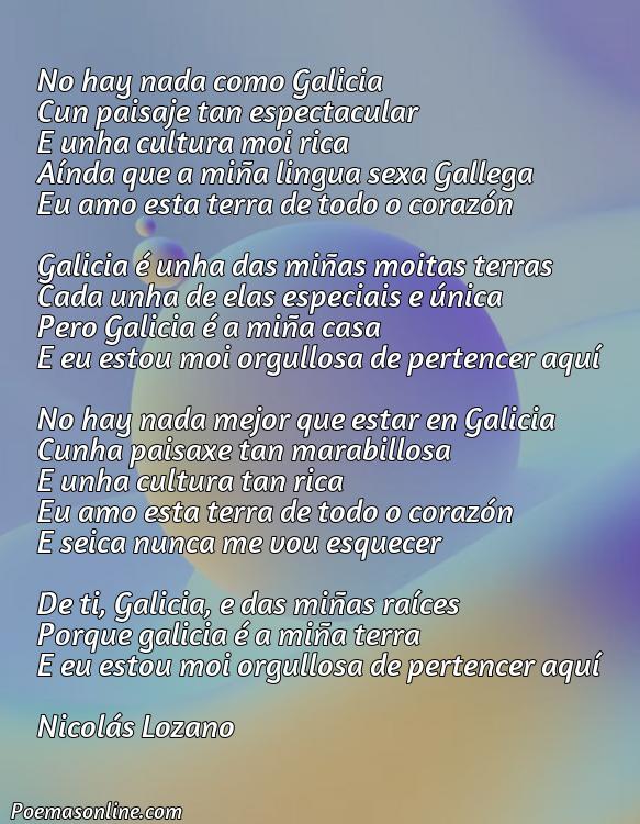 Corto Poema sobre Galicia en Gallego, Poemas sobre Galicia en Gallego