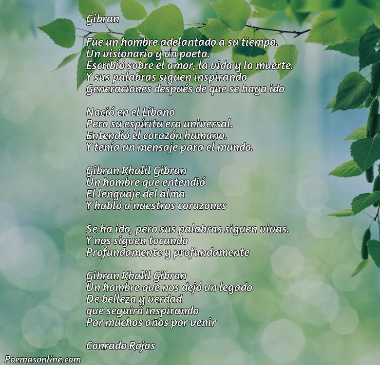Lindo Poema sobre Gibran Khalil, Cinco Poemas sobre Gibran Khalil