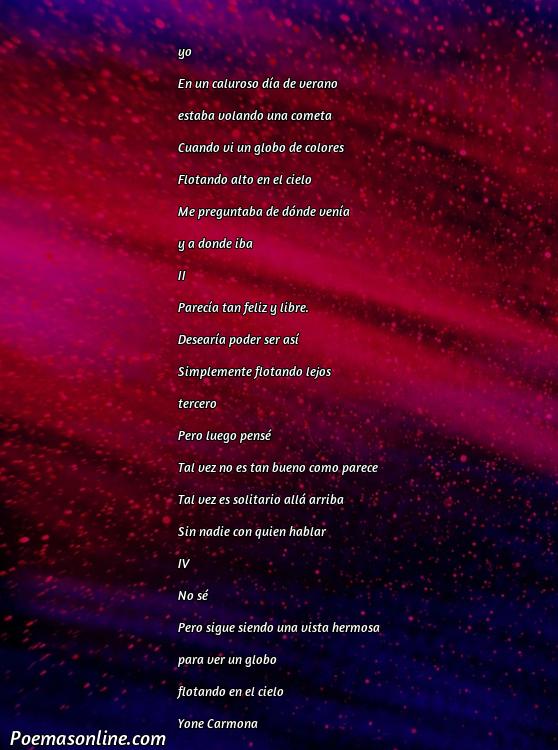 Lindo Poema sobre Globos 12 Líneas, 5 Poemas sobre Globos 12 Líneas
