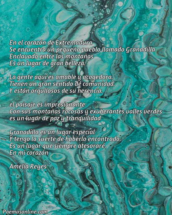 Corto Poema sobre Granadilla Extremadura, Poemas sobre Granadilla Extremadura