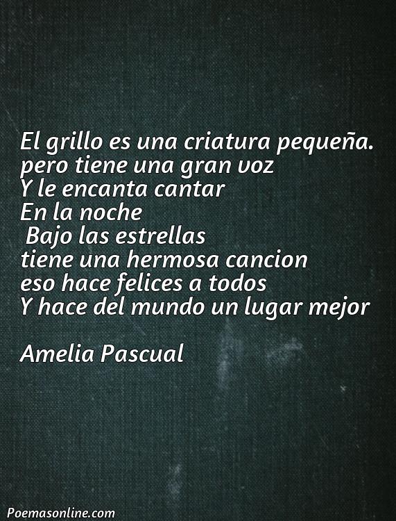 Excelente Poema sobre Grillo, 5 Mejores Poemas sobre Grillo