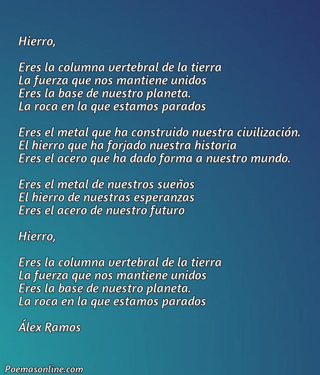 Lindo Poema sobre Hierro, 5 Poemas sobre Hierro