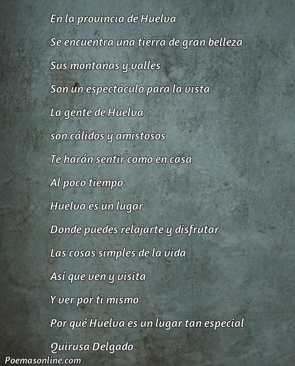 Hermoso Poema sobre Huelva, 5 Mejores Poemas sobre Huelva