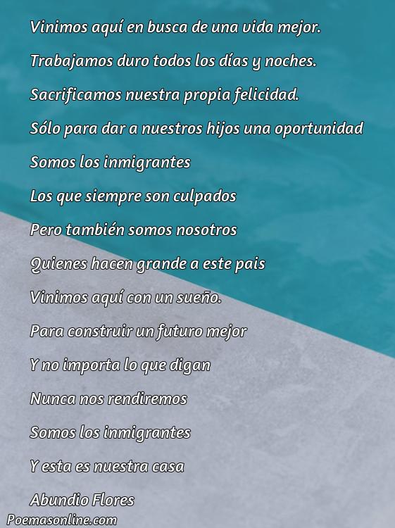 Reflexivo Poema sobre Inmigrantes, 5 Mejores Poemas sobre Inmigrantes