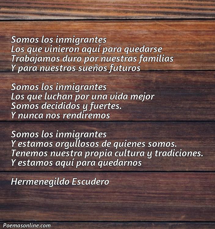 Corto Poema sobre Inmigrantes, Poemas sobre Inmigrantes