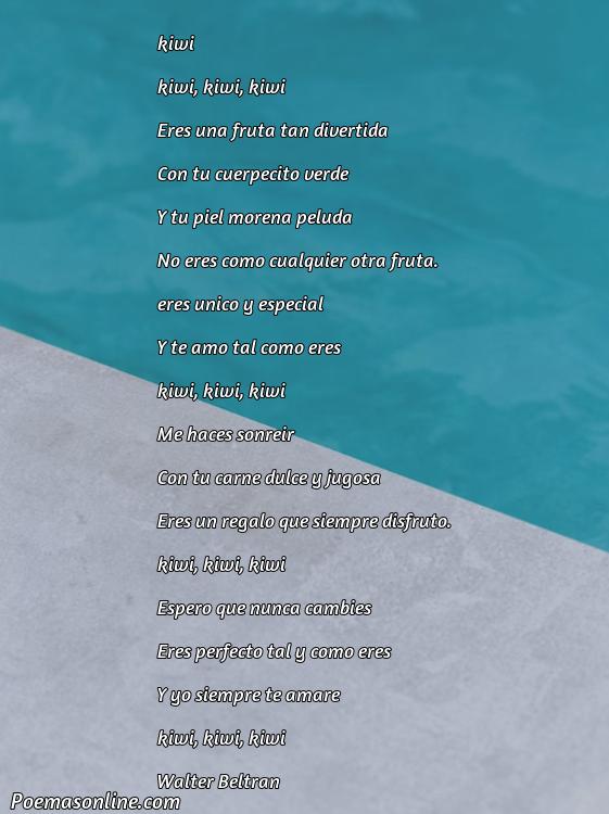 Corto Poema sobre Kiwi, Poemas sobre Kiwi