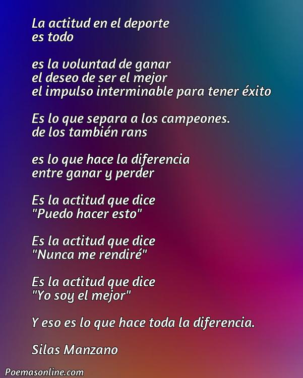 Lindo Poema sobre la Actitud en Deporte, 5 Mejores Poemas sobre la Actitud en Deporte