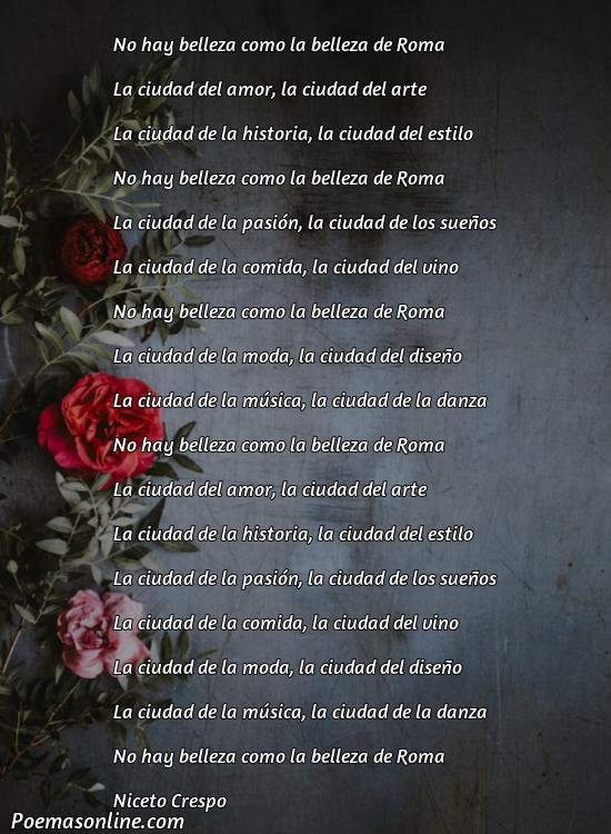 Hermoso Poema sobre la Belleza Facial Roma, Cinco Mejores Poemas sobre la Belleza Facial Roma