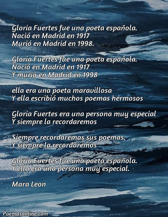 Inspirador Poema sobre la Biografía de Gloria Fuertes, Poemas sobre la Biografía de Gloria Fuertes