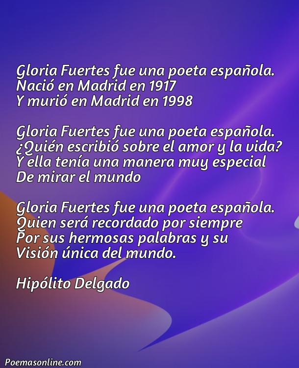 Excelente Poema sobre la Biografía de Gloria Fuertes, Cinco Poemas sobre la Biografía de Gloria Fuertes