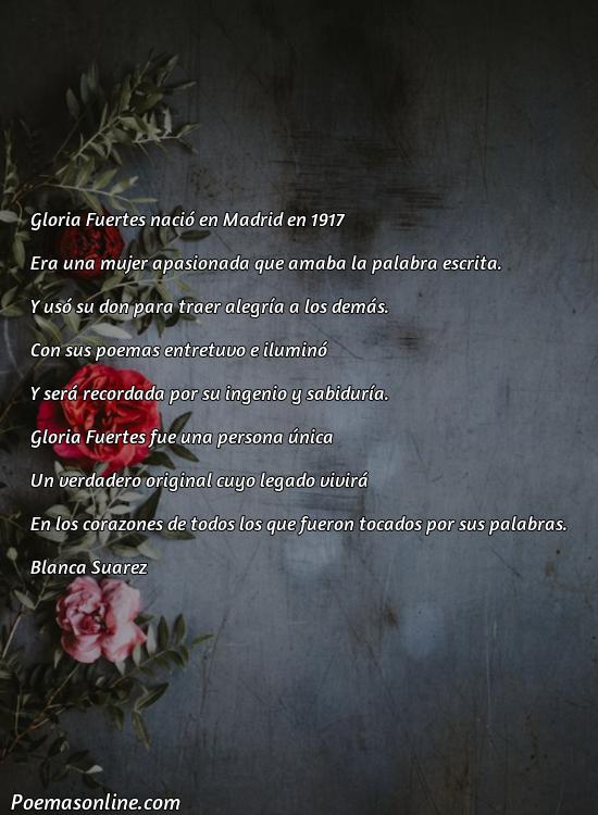 Mejor Poema sobre la Biografía de Gloria Fuertes, 5 Mejores Poemas sobre la Biografía de Gloria Fuertes