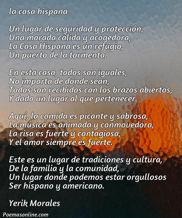 Inspirador Poema sobre la Casa Hispanoamericano, Cinco Poemas sobre la Casa Hispanoamericano