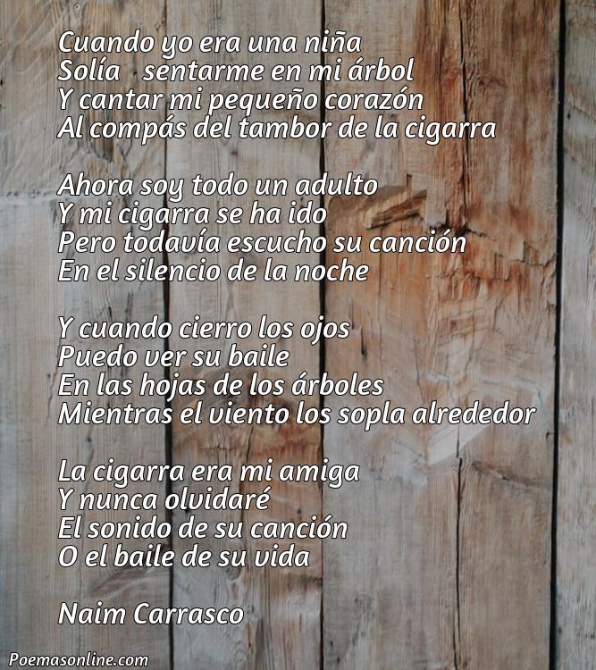 Lindo Poema sobre la Cigarra Corregido, 5 Poemas sobre la Cigarra Corregido