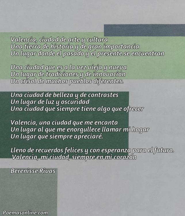 Corto Poema sobre la Ciudad de Valencia, Poemas sobre la Ciudad de Valencia
