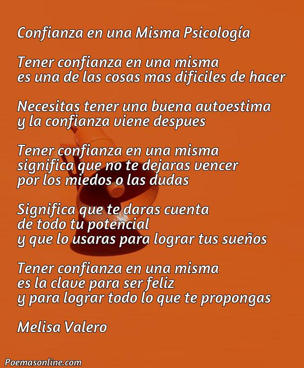 Mejor Poema sobre la Confianza en una Misma Psicología, Cinco Poemas sobre la Confianza en una Misma Psicología