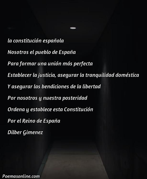 Excelente Poema sobre la Constitución Española, Poemas sobre la Constitución Española