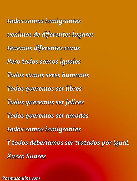 Corto Poema sobre la Denominación de Inmigrantes, Poemas sobre la Denominación de Inmigrantes