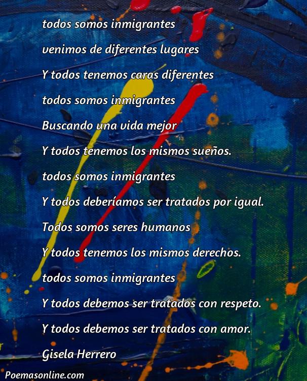 Excelente Poema sobre la Denominación de Inmigrantes, Poemas sobre la Denominación de Inmigrantes