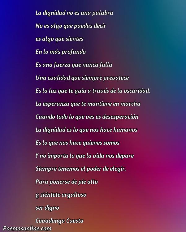 Mejor Poema sobre la Dignidad, Poemas sobre la Dignidad