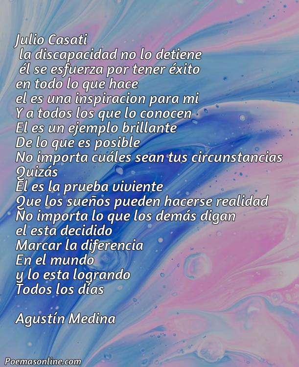Lindo Poema sobre la Discapacidad de Julio Casati, Cinco Poemas sobre la Discapacidad de Julio Casati