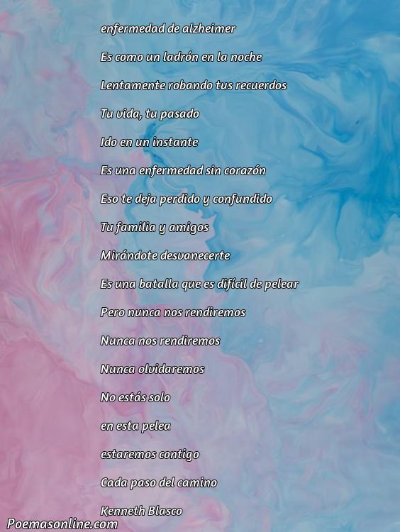 Corto Poema sobre la Enfermedad Alzheimer, 5 Poemas sobre la Enfermedad Alzheimer
