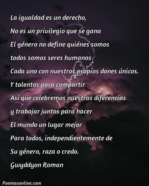 Reflexivo Poema sobre la Equidad de Genero para Niños, Poemas sobre la Equidad de Genero para Niños