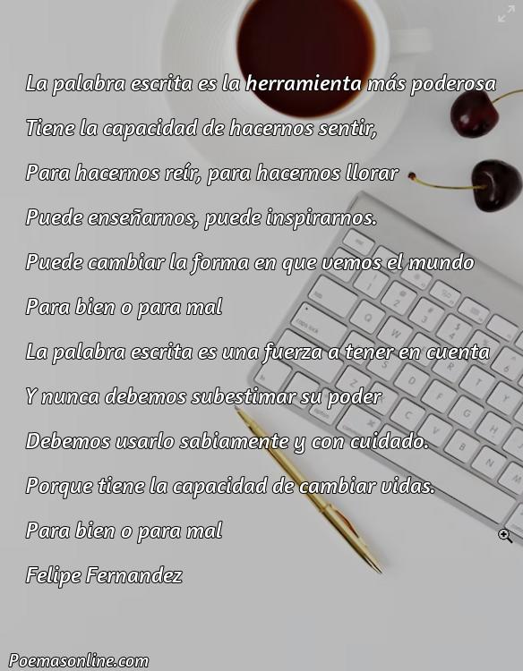 Excelente Poema sobre la Escritura, 5 Poemas sobre la Escritura