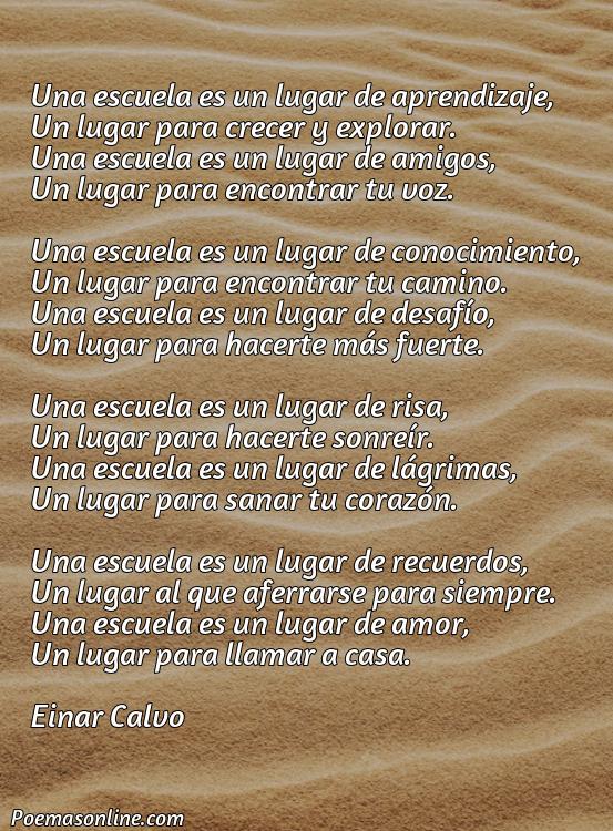 Lindo Poema sobre la Escuela, 5 Poemas sobre la Escuela