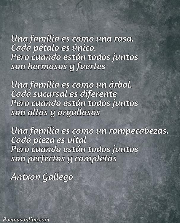 Excelente Poema sobre la Familia de 4 Estrofas, Poemas sobre la Familia de 4 Estrofas