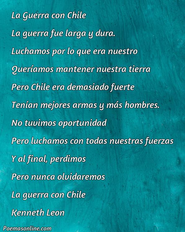Reflexivo Poema sobre la Guerra con Chile, Poemas sobre la Guerra con Chile