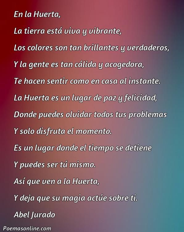 Corto Poema sobre la Huerta, 5 Mejores Poemas sobre la Huerta