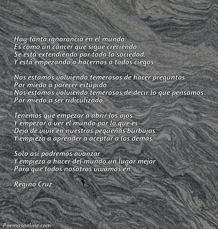 Hermoso Poema sobre la Ignorancia, 5 Mejores Poemas sobre la Ignorancia