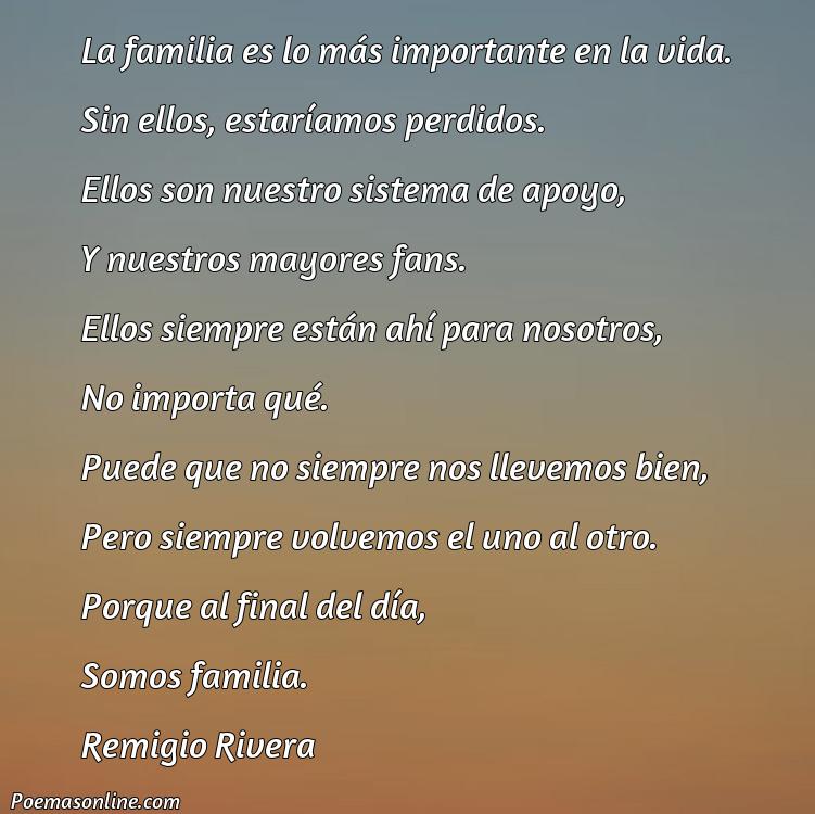 Corto Poema sobre la Importancia de la Familia, 5 Mejores Poemas sobre la Importancia de la Familia