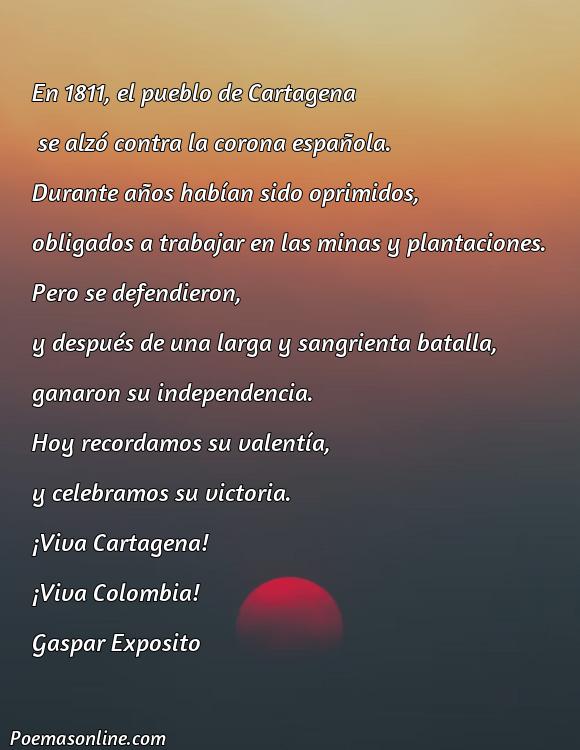 Hermoso Poema sobre la Independencia de Cartagena, Cinco Poemas sobre la Independencia de Cartagena