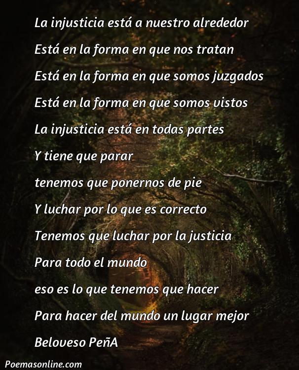 Lindo Poema sobre la Injusticia, Poemas sobre la Injusticia