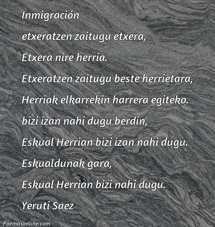 Lindo Poema sobre la Inmigración en Euskera, Poemas sobre la Inmigración en Euskera