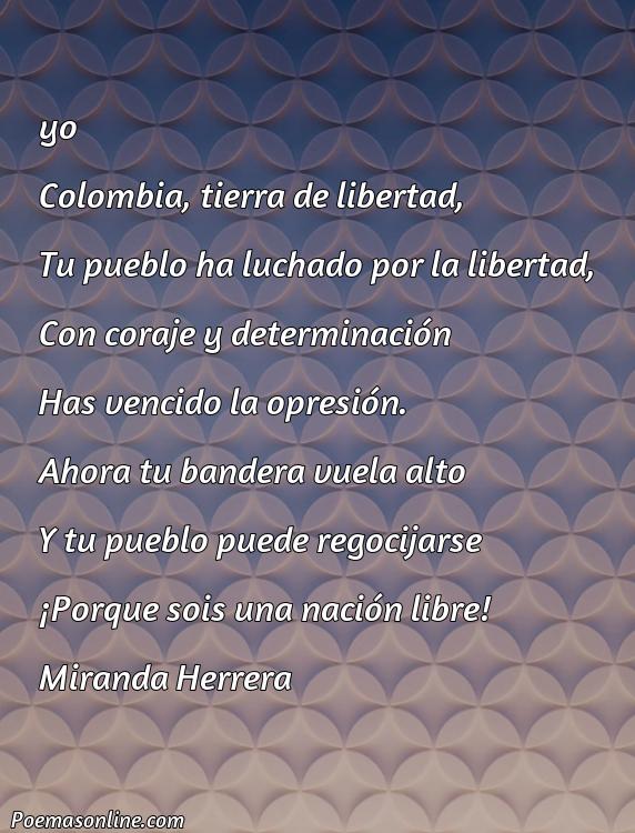 Excelente Poema sobre la Libertad de Colombia, 5 Poemas sobre la Libertad de Colombia