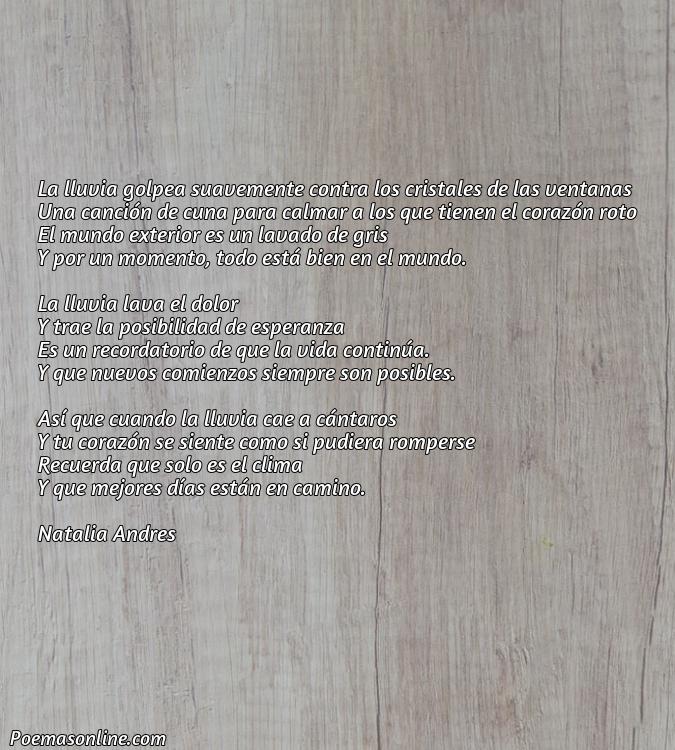 Corto Poema sobre la Lluvia Concha Mendez, 5 Poemas sobre la Lluvia Concha Mendez